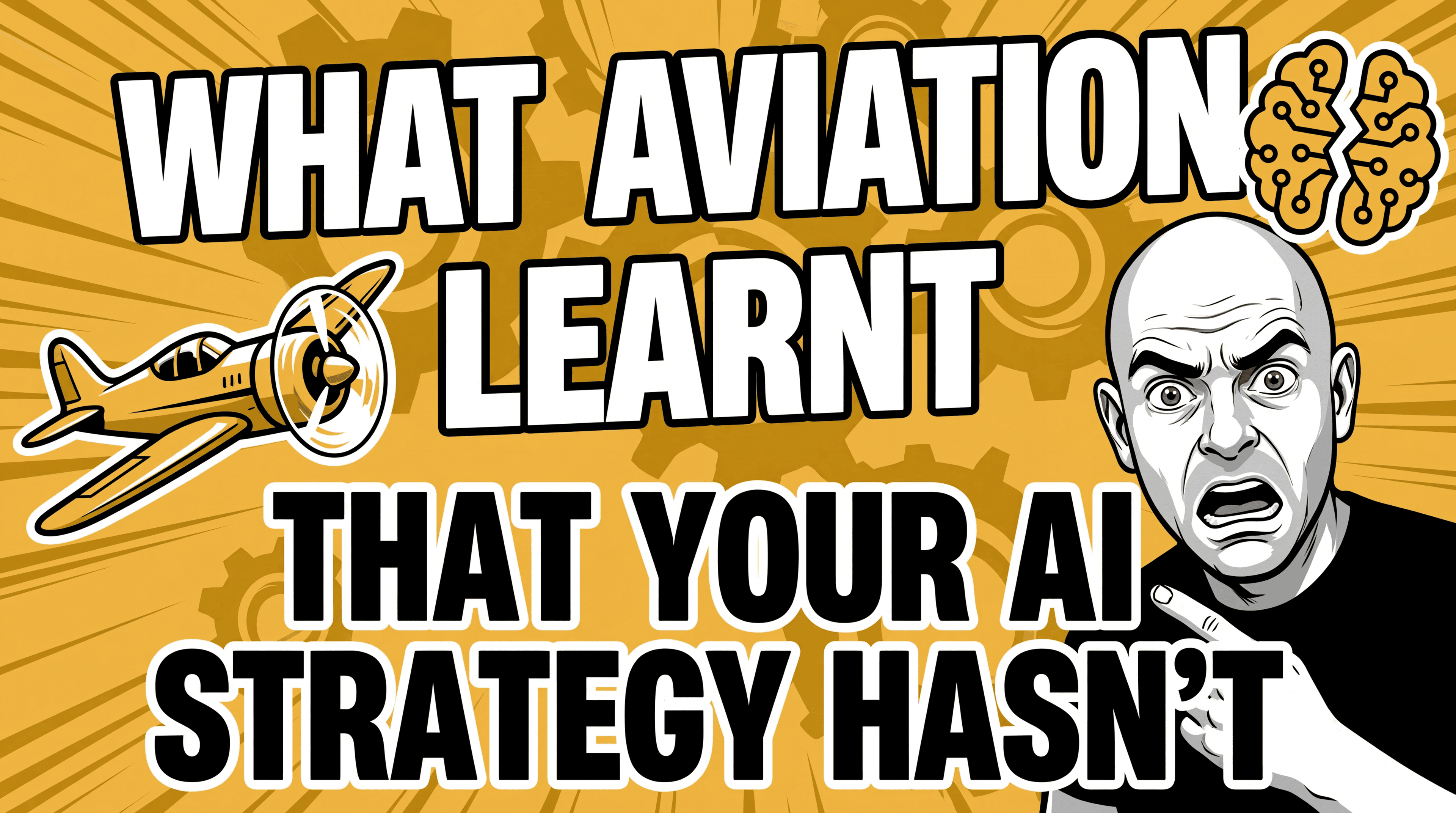 Thumbnail for What Aviation Learnt (That Your AI Strategy Hasn't)